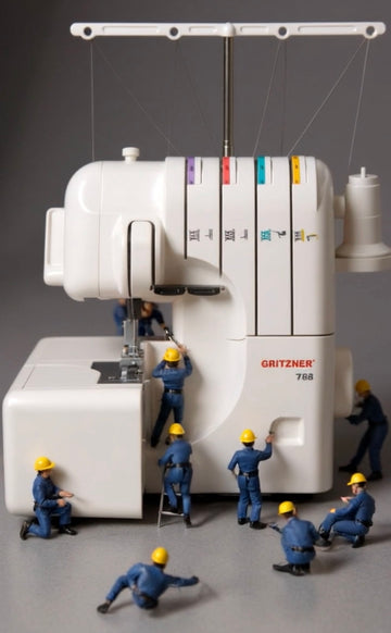 Wartung / Reparatur Gritzner 788 Overlock